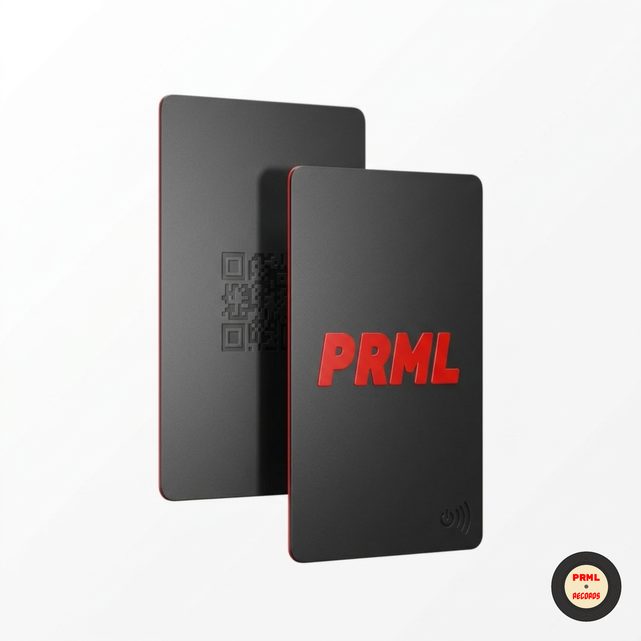 PRML TAP CARD — Charcoal, front and back