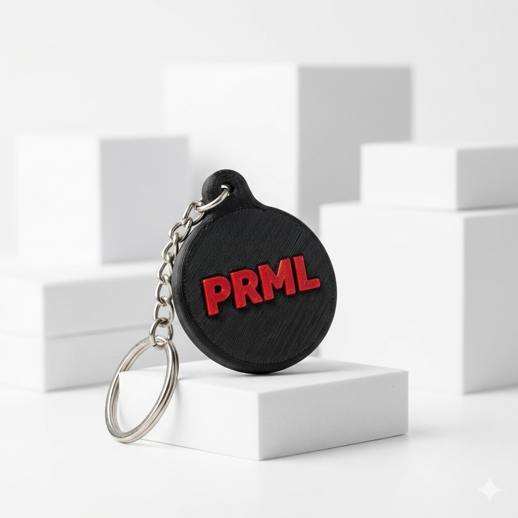 PRML TAP KEYCHAIN — Charcoal