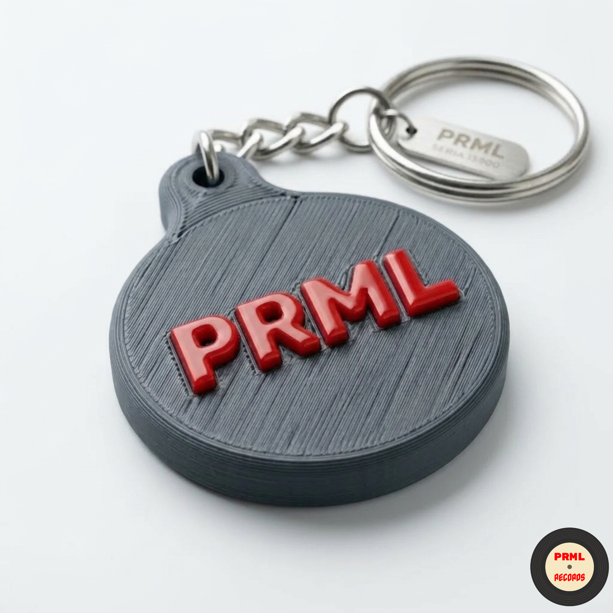 PRML TAP KEYCHAIN — Charcoal